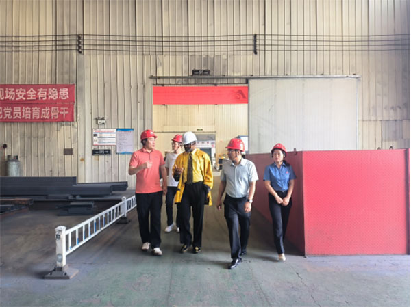 非洲客户到高飞股份参观考察