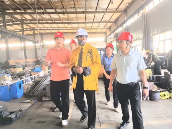 跨国界，筑桥梁丨热烈欢迎非洲客户到高飞股份参观考察